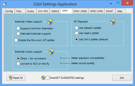 ADVANCED Codecs MKV