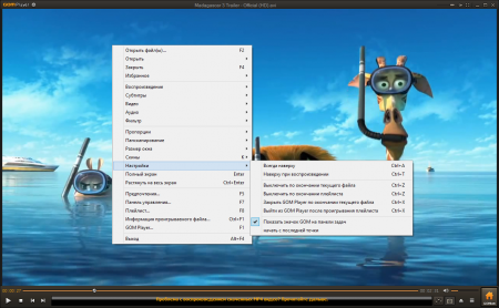 GOM Media Player настройки